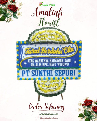 Papan Bunga Duka di Segoroyoso