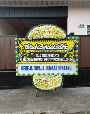 Papan Bunga Duka di Segoroyoso